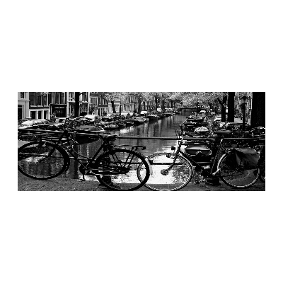 Tableau en acrylique Vélos à Amsterdam