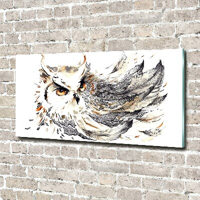 Tableau acrylique Hibou