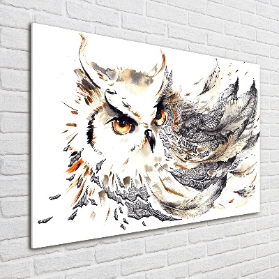 Tableau acrylique Hibou