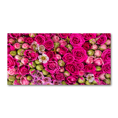 Acrylique tableau Roses