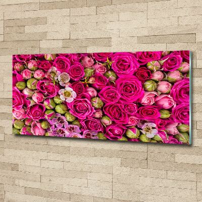 Acrylique tableau Roses