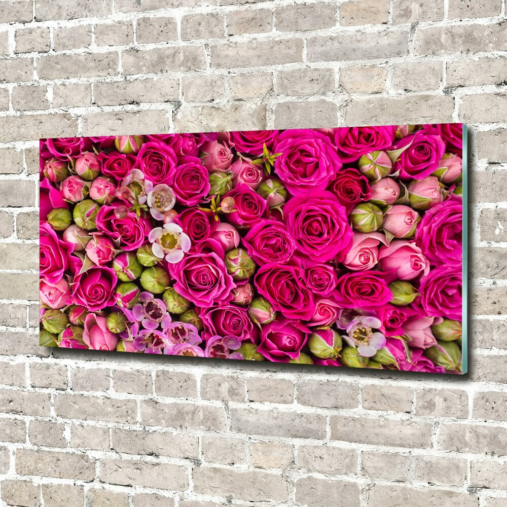 Acrylique tableau Roses