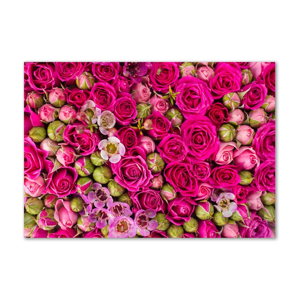 Acrylique tableau Roses