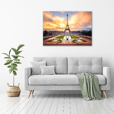 Tableau sur verre acrylique Tour Eiffel Paris