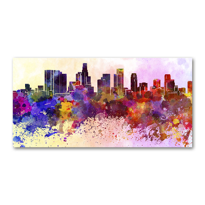 Tableau en acrylique Los Angeles en couleurs