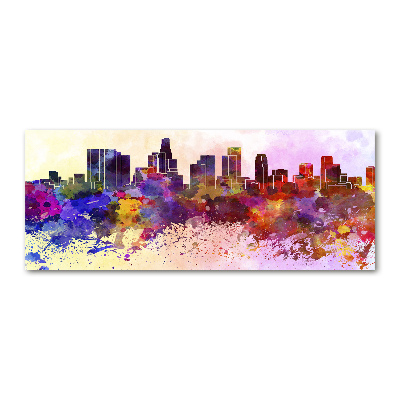 Tableau en acrylique Los Angeles en couleurs