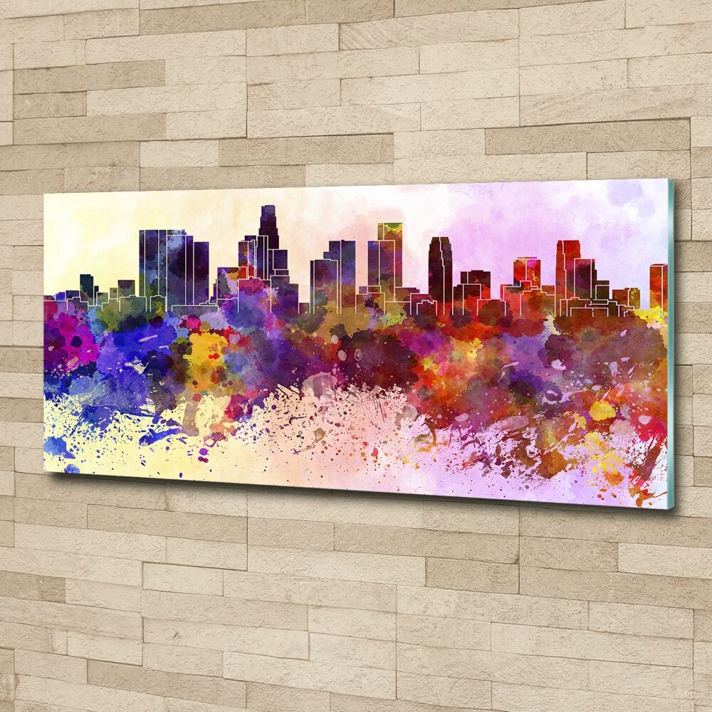 Tableau en acrylique Los Angeles en couleurs