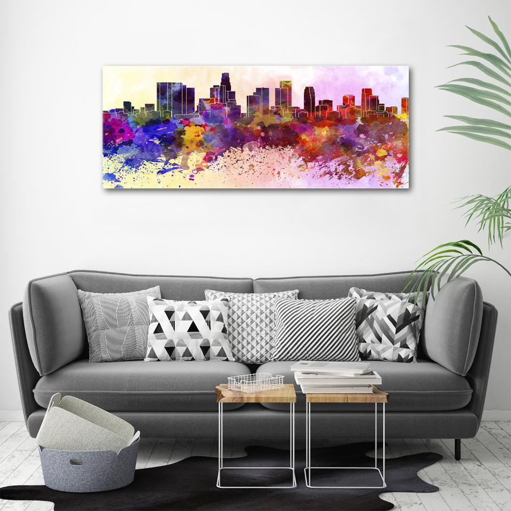 Tableau en acrylique Los Angeles en couleurs