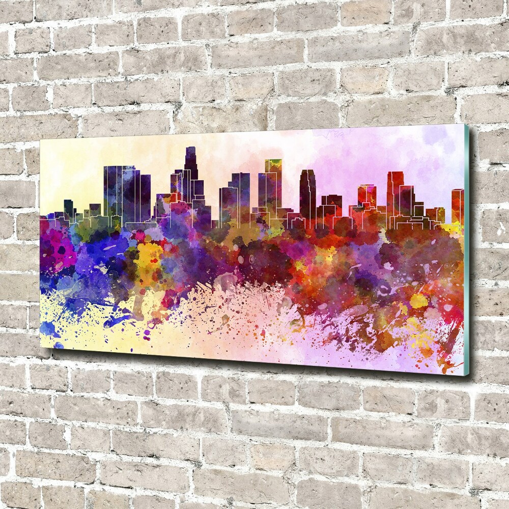 Tableau en acrylique Los Angeles en couleurs