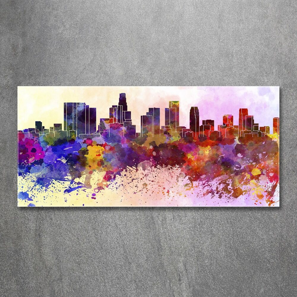 Tableau en acrylique Los Angeles en couleurs