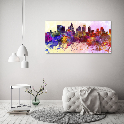 Tableau en acrylique Los Angeles en couleurs