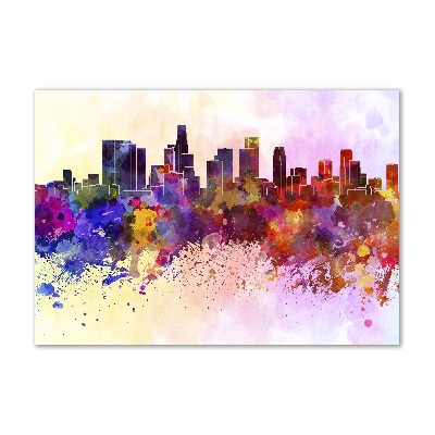 Tableau en acrylique Los Angeles en couleurs