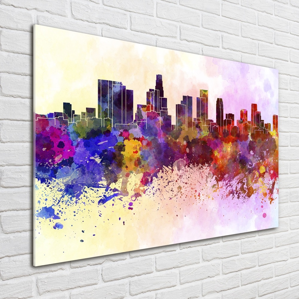 Tableau en acrylique Los Angeles en couleurs