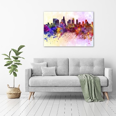 Tableau en acrylique Los Angeles en couleurs