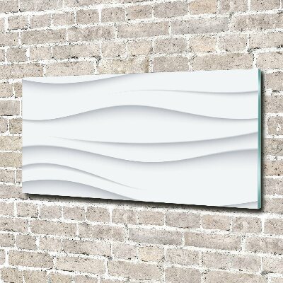 Acrylique tableau Fond 3D blanc abstrait