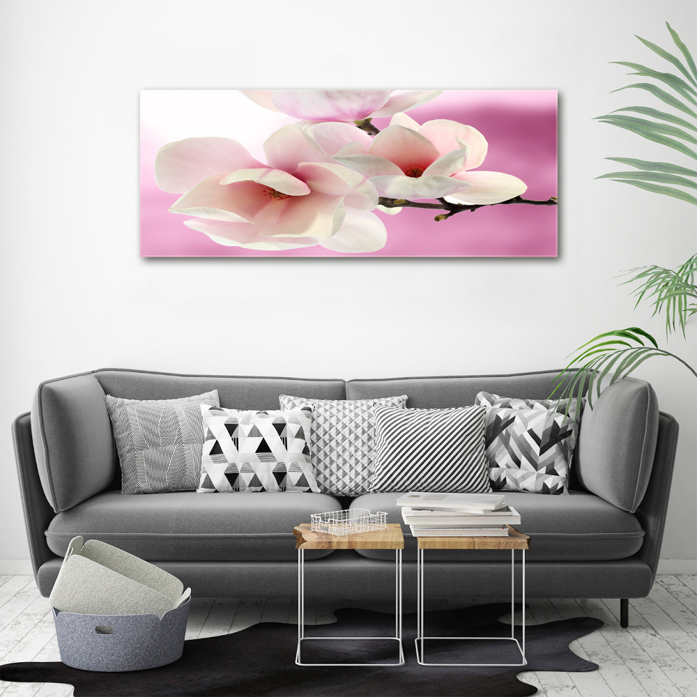 Tableau verre acrylique Magnolia