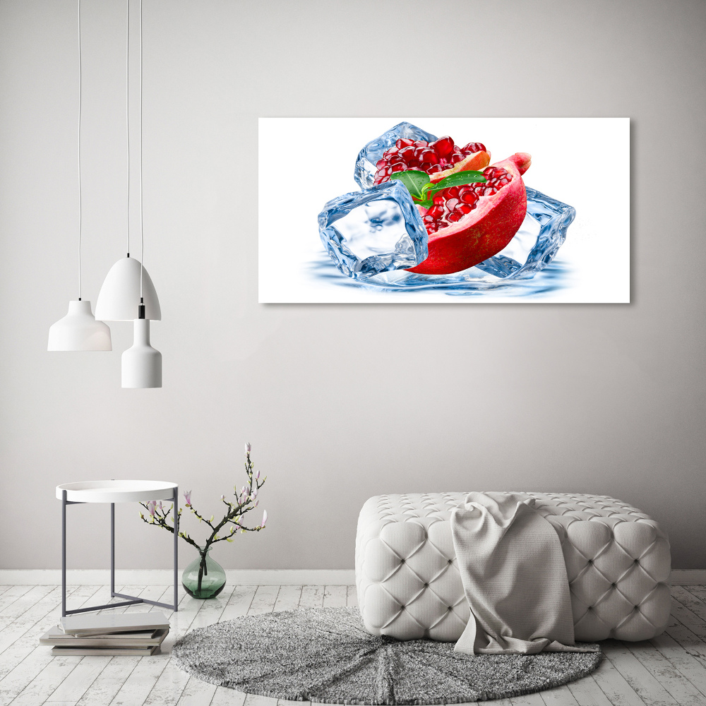 Tableau en acrylique Grenade avec de la glace