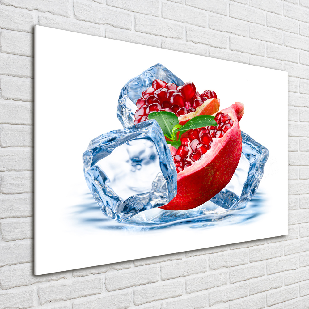 Tableau en acrylique Grenade avec de la glace