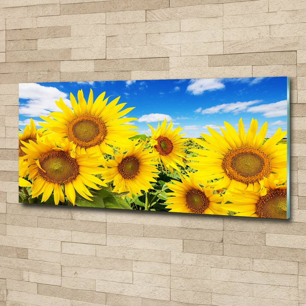 Tableau acrylique Tournesol