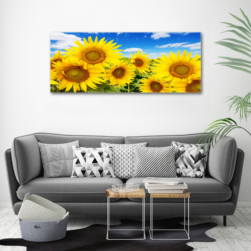 Tableau acrylique Tournesol