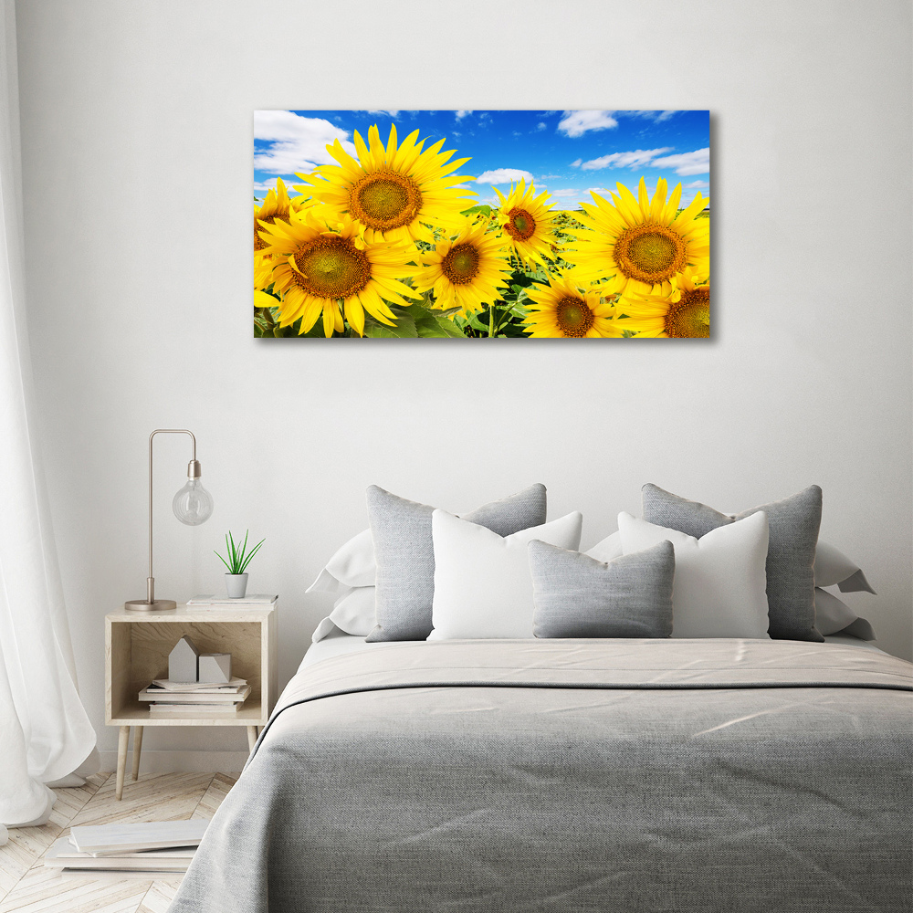 Tableau acrylique Tournesol