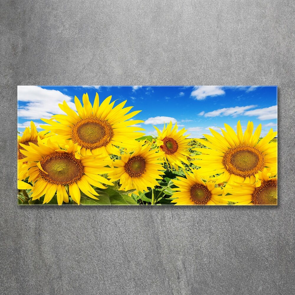 Tableau acrylique Tournesol