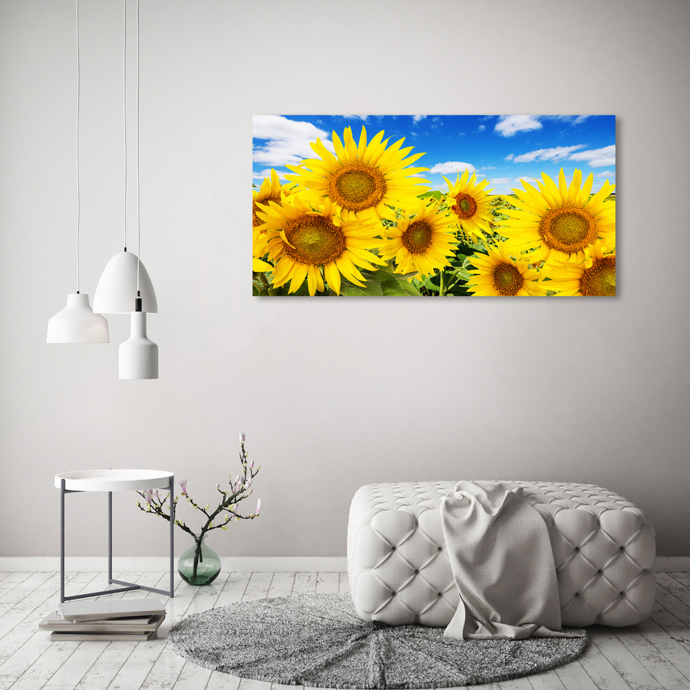 Tableau acrylique Tournesol