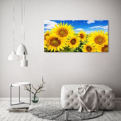 Tableau acrylique Tournesol