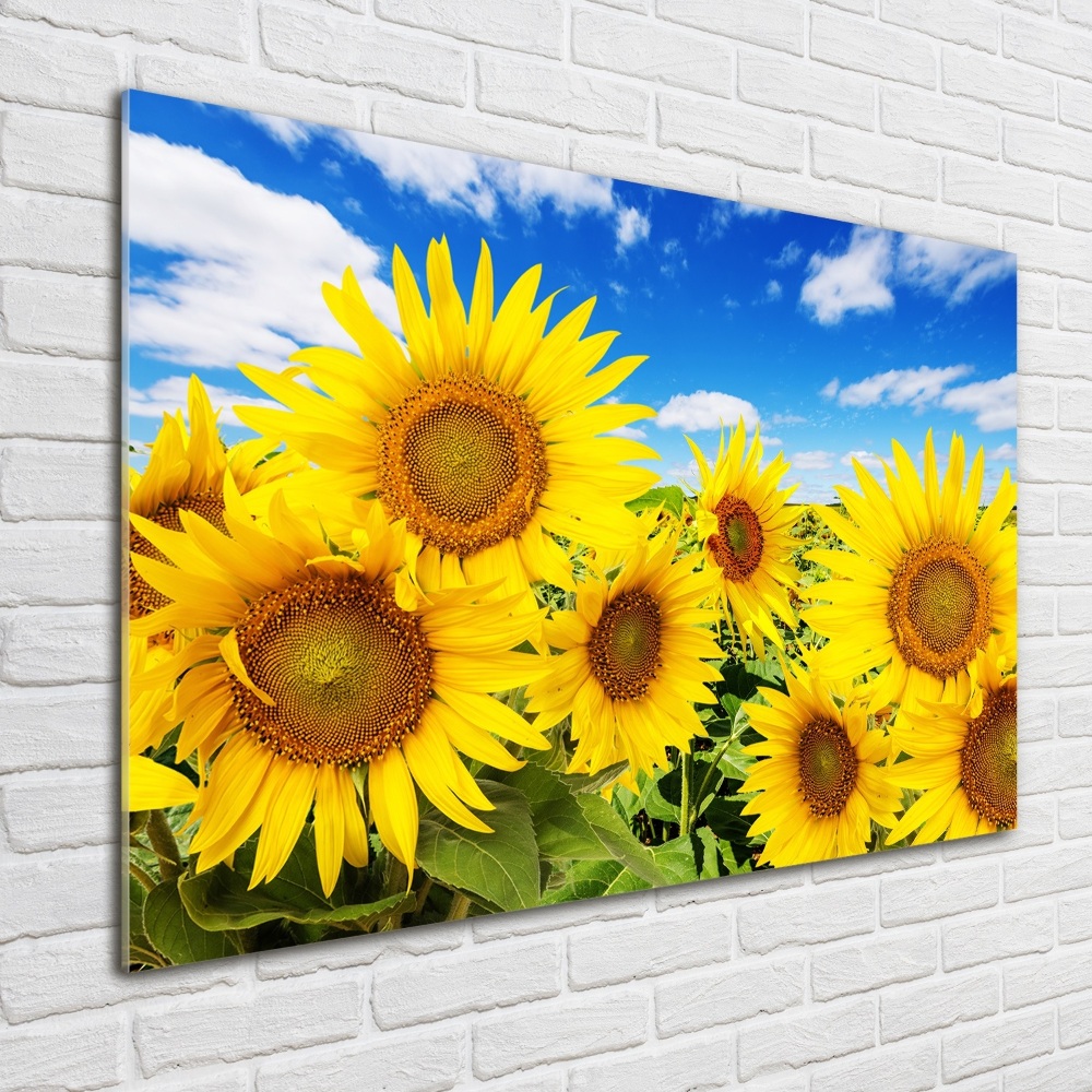 Tableau acrylique Tournesol