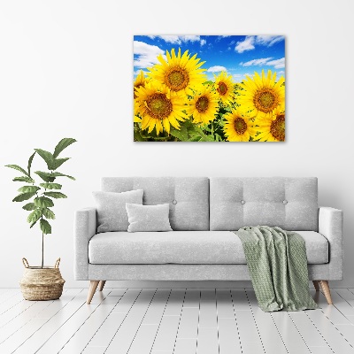 Tableau acrylique Tournesol