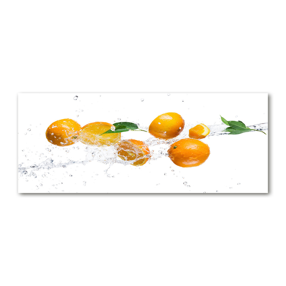 Acrylique tableau Oranges et eau