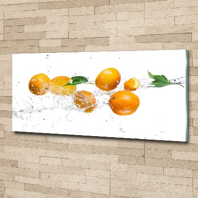 Acrylique tableau Oranges et eau