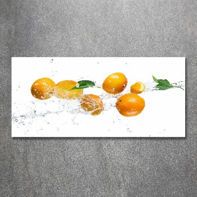 Acrylique tableau Oranges et eau