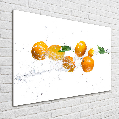 Acrylique tableau Oranges et eau