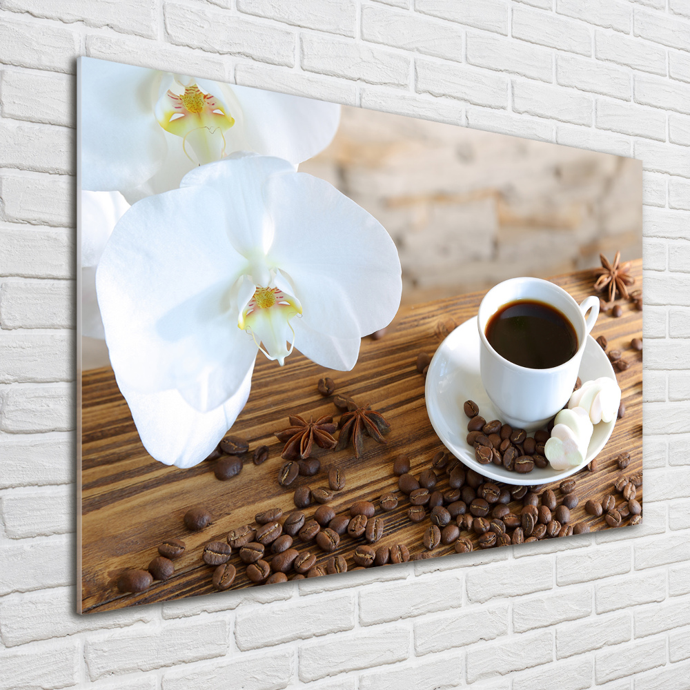 Tableau sur verre acrylique Tasse de café