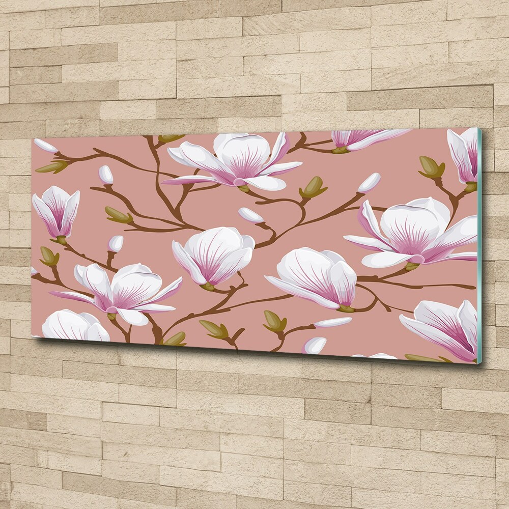 Tableau sur verre acrylique Magnolia