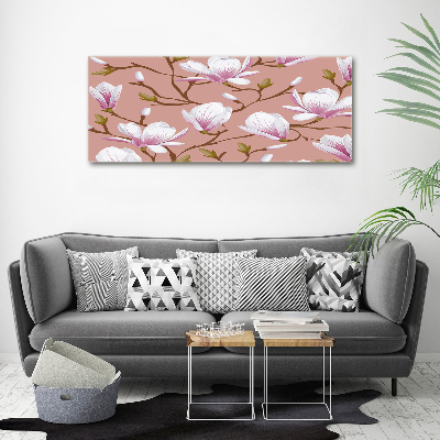 Tableau sur verre acrylique Magnolia