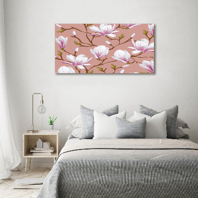 Tableau sur verre acrylique Magnolia