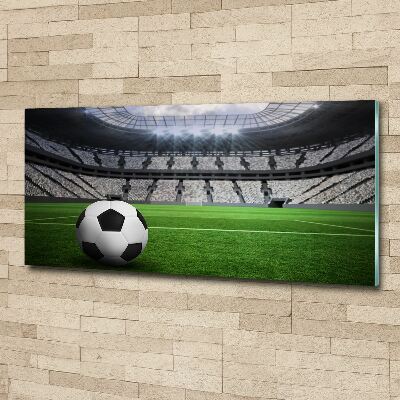 Tableau sur verre acrylique Football sur le stade