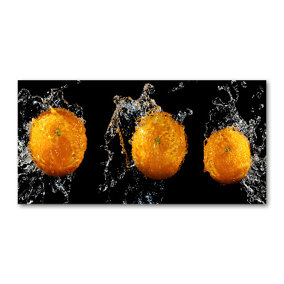 Tableau en acrylique Oranges et eau