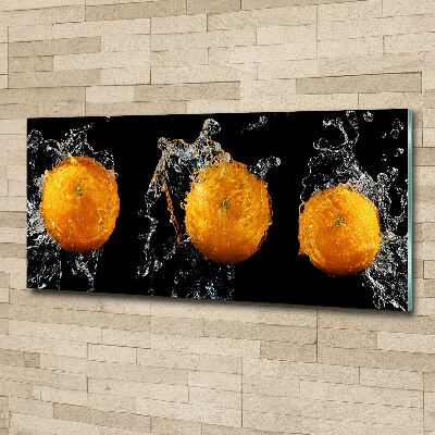 Tableau en acrylique Oranges et eau