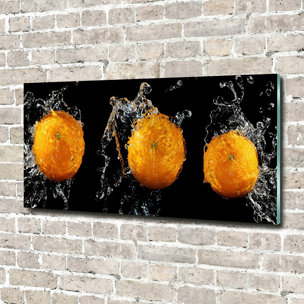 Tableau en acrylique Oranges et eau