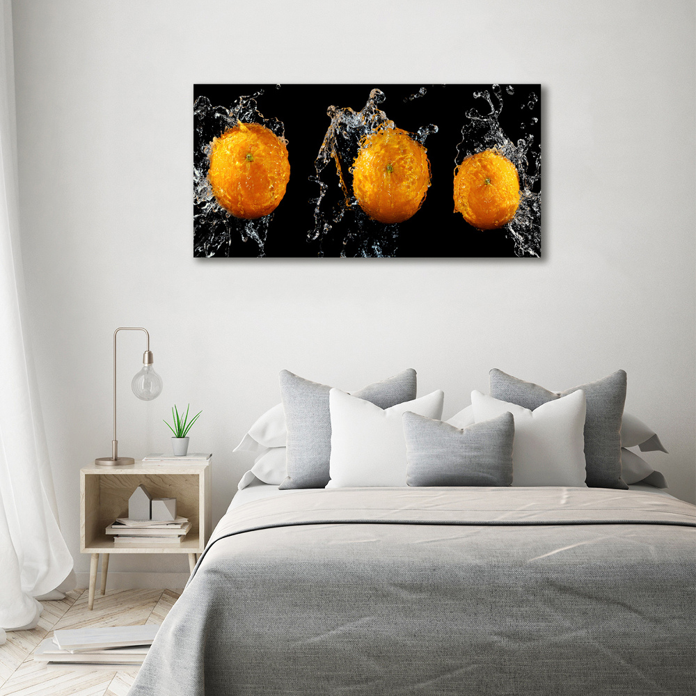 Tableau en acrylique Oranges et eau