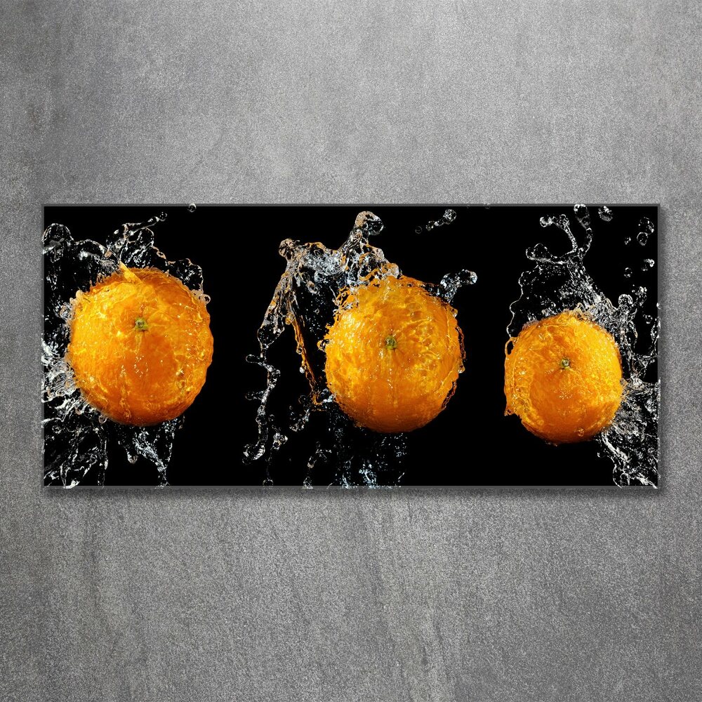 Tableau en acrylique Oranges et eau