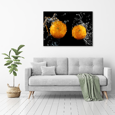 Tableau en acrylique Oranges et eau