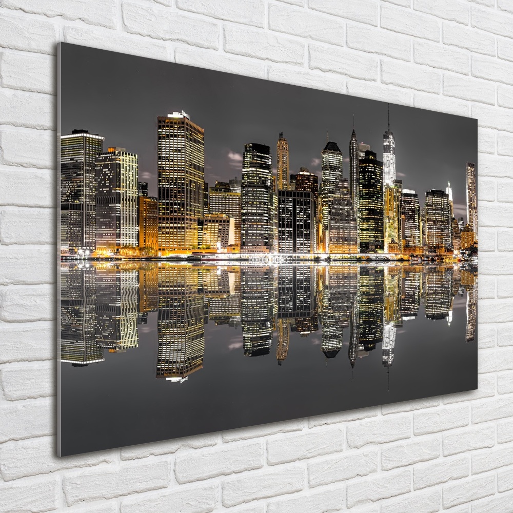 Tableau en acrylique New York de nuit