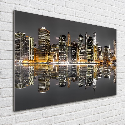 Tableau en acrylique New York de nuit