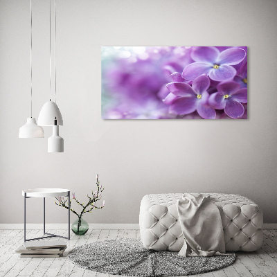 Tableau verre acrylique Fleurs de lilas