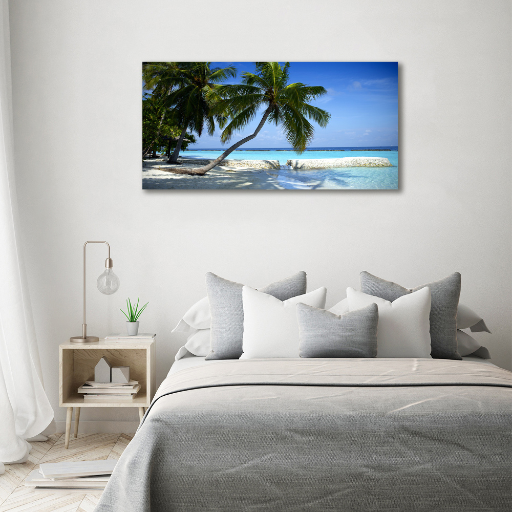 Tableau acrylique Plage exotique