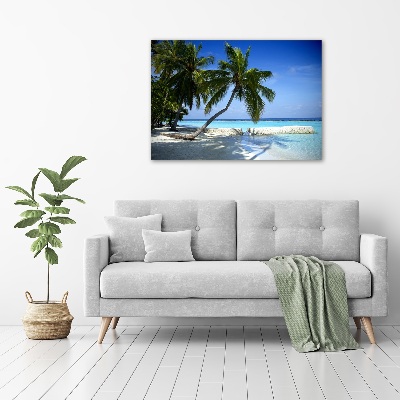 Tableau acrylique Plage exotique